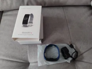 Smartwatch Podómetro Negro/Azul