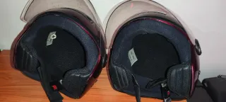 Cascos Moto Helix Scooter Granate