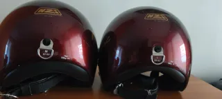 Cascos Moto Helix Scooter Granate
