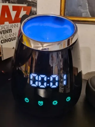 Diffusore profumi con luce LED Con orologio