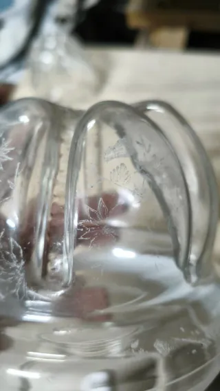 3 Coppe Paralume Vetro Trasparente