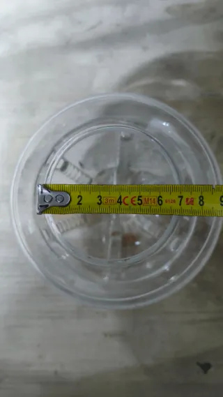 3 Coppe Paralume Vetro Trasparente