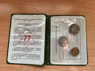5x Pruebas Numismáticas España 1977
