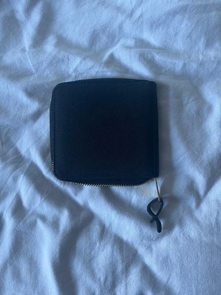 Cartera Herschel Negra Cremallera