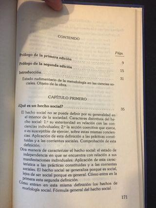LAS REGLAS DEL MÉTODO SOCIOLÓGICO. Émile Durkheim.