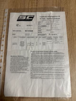 SC Project SC1-R Carbono Ducati Monster 1200S/82