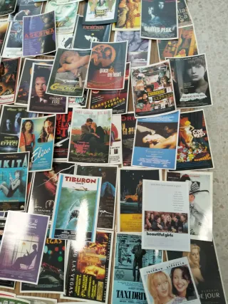 Lote 10 Postales Carátulas Películas