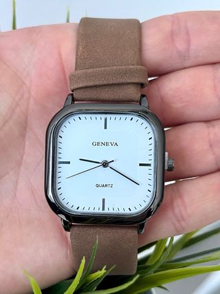 Orologio unisex marrone e bianco - Nuovo