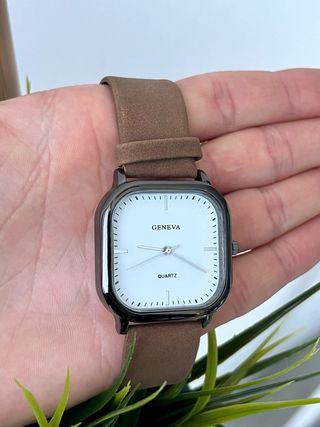 Orologio unisex marrone e bianco - Nuovo