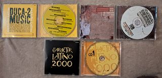 Lote 3 CDs de la recopilación "Carácter Latino"