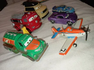 Lote 6 coches y avión Cars y Aviones