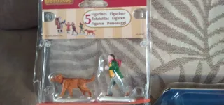 Set Figurine Natale Lemax Santa con slitta e renna