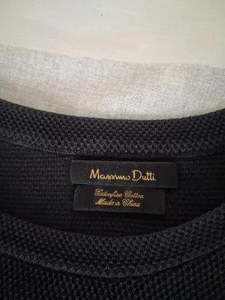 Jersey Massimo Dutti Gris Talla M