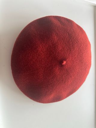 Sombrero boina rojo