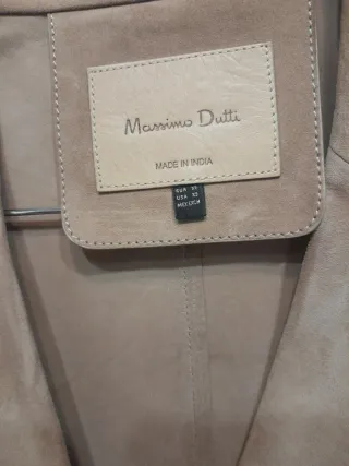 Americana ante camel Massimo Dutti Talla XS