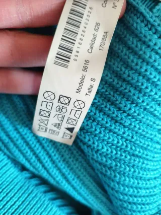 Jersey Massimo Dutti Teal Talla M