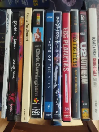 Lote DVD's Cine, Docus y Música, escucho ofertas