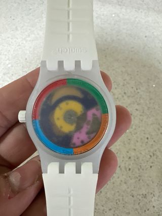 Reloj Swatch Automático Blanco