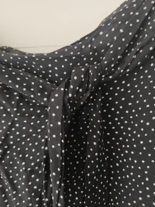 Falda estilo pareo lunares