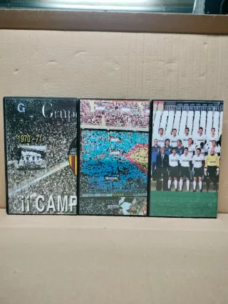 3 Cintas VHS Valencia C.F. Campione Liga 01/02