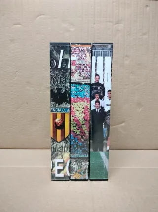 3 Cintas VHS Valencia C.F. Campione Liga 01/02