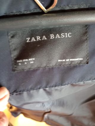 Cazadora azul Zara acolchada
