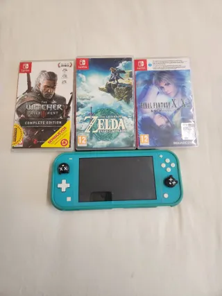 Pack Gaming Sofa/silla + Switch Lite + 3 Juegos