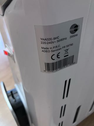 Radiador Eléctrico Aceite 2000 w Leroy Merlin