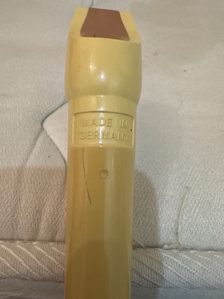 Flauta dulce Hohner color crema