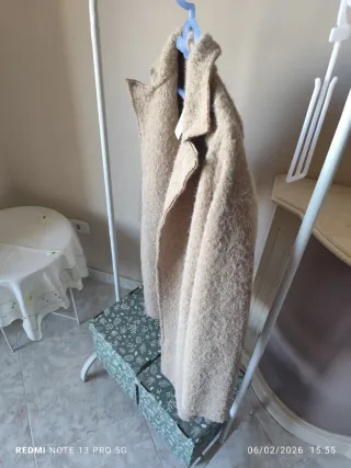 Cappotto donna taglia unica beige