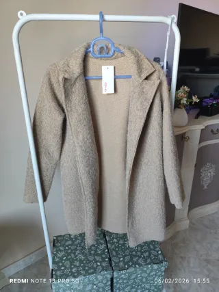 Cappotto donna taglia unica beige