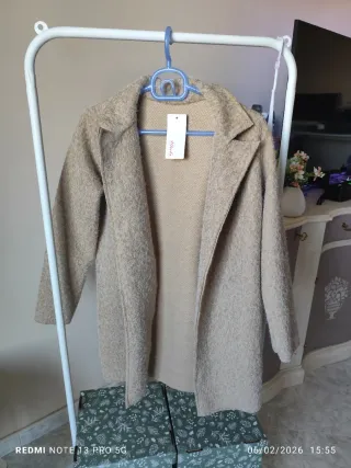 Cappotto donna taglia unica beige