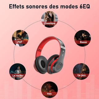 Lankey Sound 6S - Auriculares inalámbricos Bluetoo