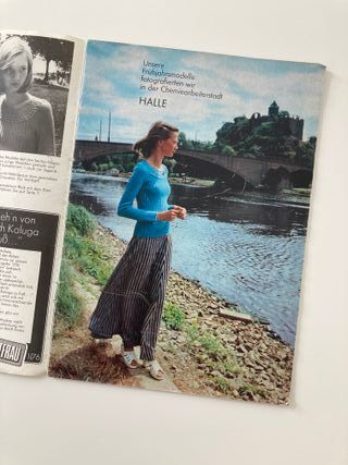 Revista Vintage Modische Maschen Aleman RDA