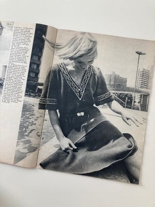 Revista Vintage Modische Maschen Aleman RDA