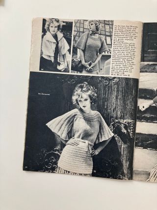 Revista Vintage Modische Maschen Aleman RDA