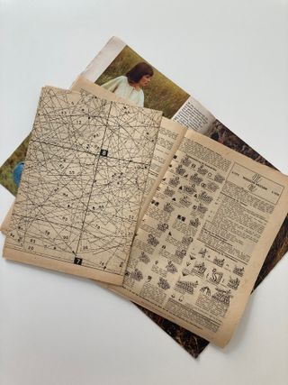 Revista Vintage Modische Maschen Aleman RDA