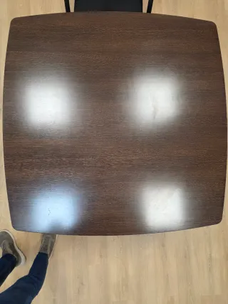 Mesa de reuniones cuadrada 120x120