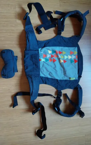 Mochila Portabebés Boba Gris