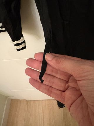 Vestido OCHO DE ORO negro bordado