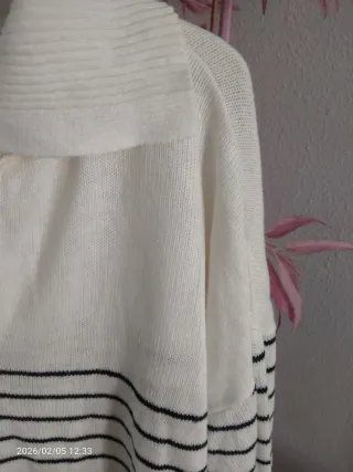 Jersey rayas cuello polo talla XXL