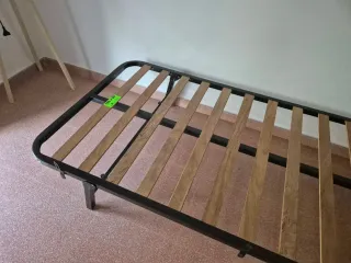 Somier Plegable Metal y Madera 90cm