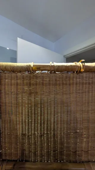 Biombo de mimbre 3 paneles