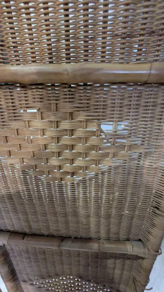 Biombo de mimbre 3 paneles