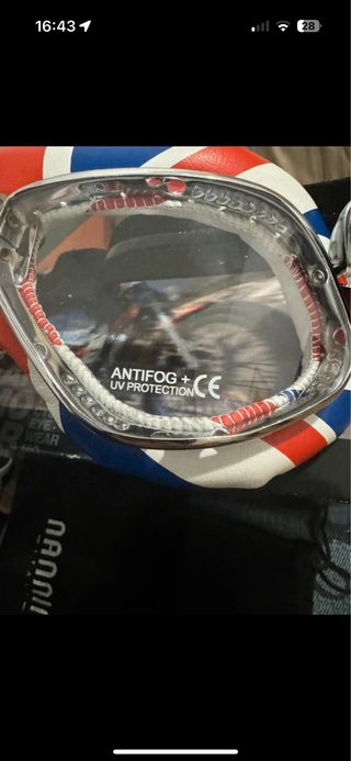 Occhiali Nannini Moto Union Jack Made in Italy