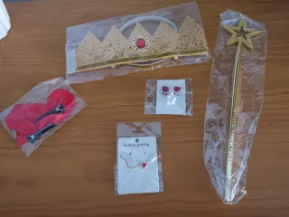 Disfraz Reina Corazones Talla S (150 cm)