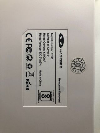 Teclado Mecánico 60% Blanco Nuevo