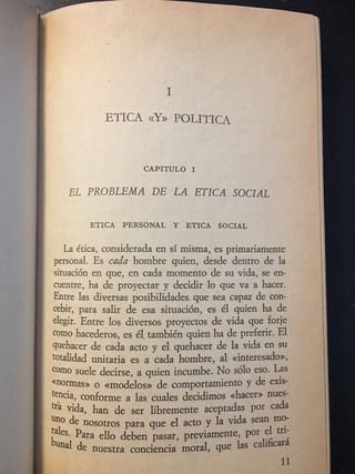 ÉTICA Y POLÍTICA. José Luis L. Aranguren.