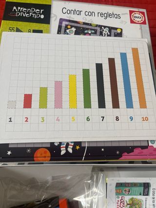Juego educativo Contar con regletas