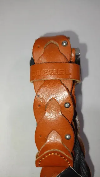 Cinturón trenzado Diesel mujer